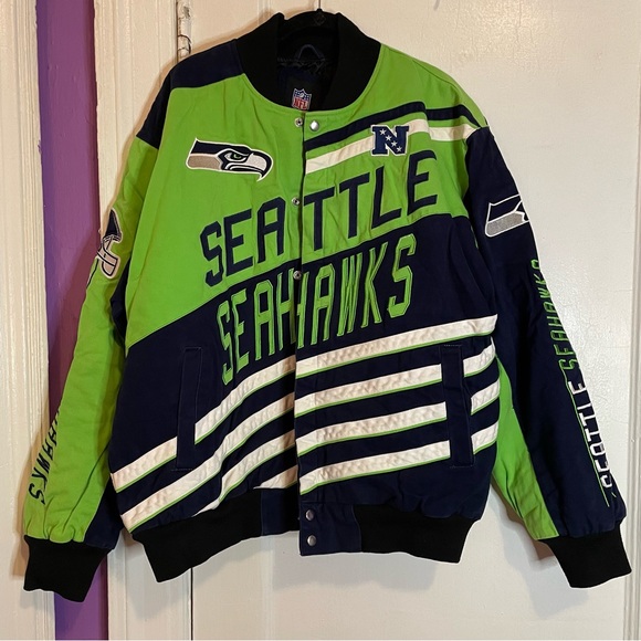 NFL Other - SOLD ON MERCARI NFL Seattle Seahawks Varsity Bomber Jacket
